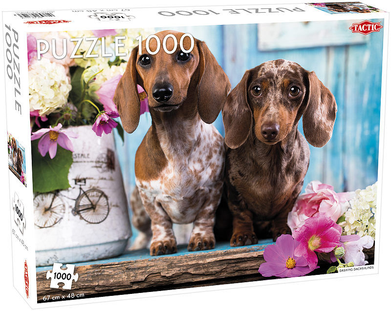 Puzzle Dashing Dachshunds 1000