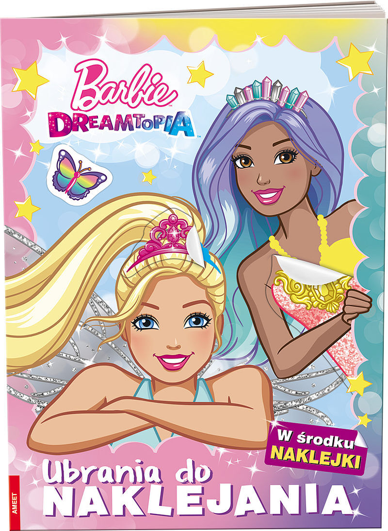 Barbie dreamtopia ubrania do naklejania sdl-1402