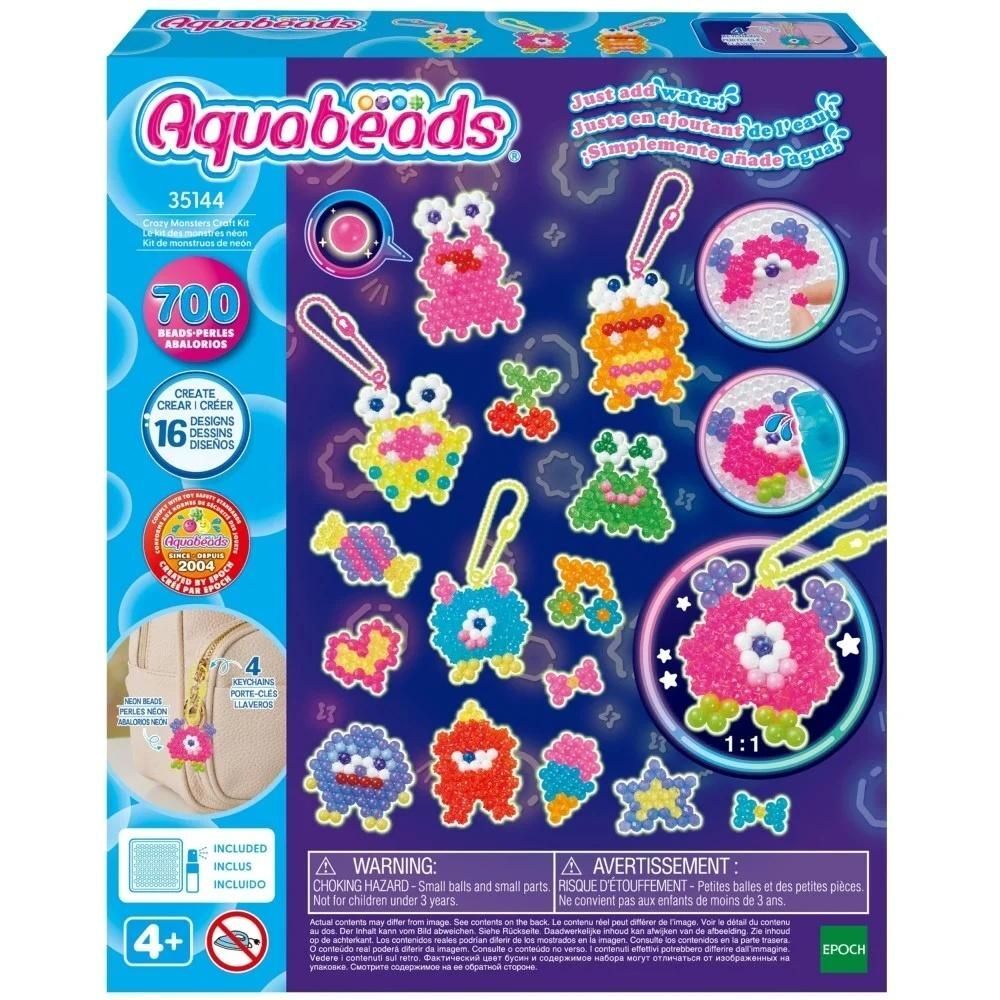Zestaw kreatywny Aquabeads szalone potwory 35144