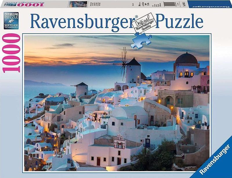 Puzzle 2d 1000 wieczór na santorini 19611