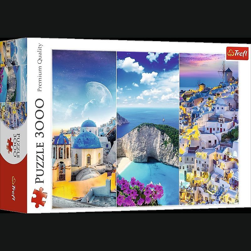 Puzzle 3000 greckie wakacje 33073