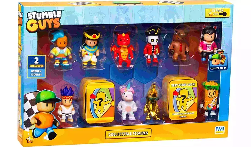 Stumble guys figures 12 pack deluxe box b