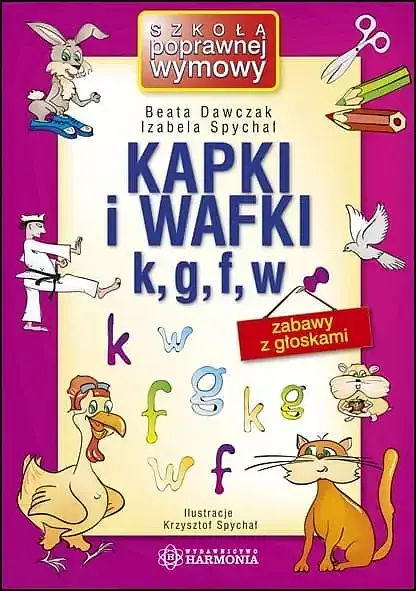 Kapki i wafki k, g, f, w zabawy z głoskami