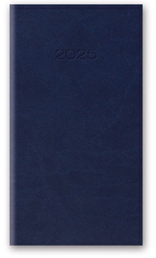 Kalendarz 2025 A6 tygodniowy vivella niebieski