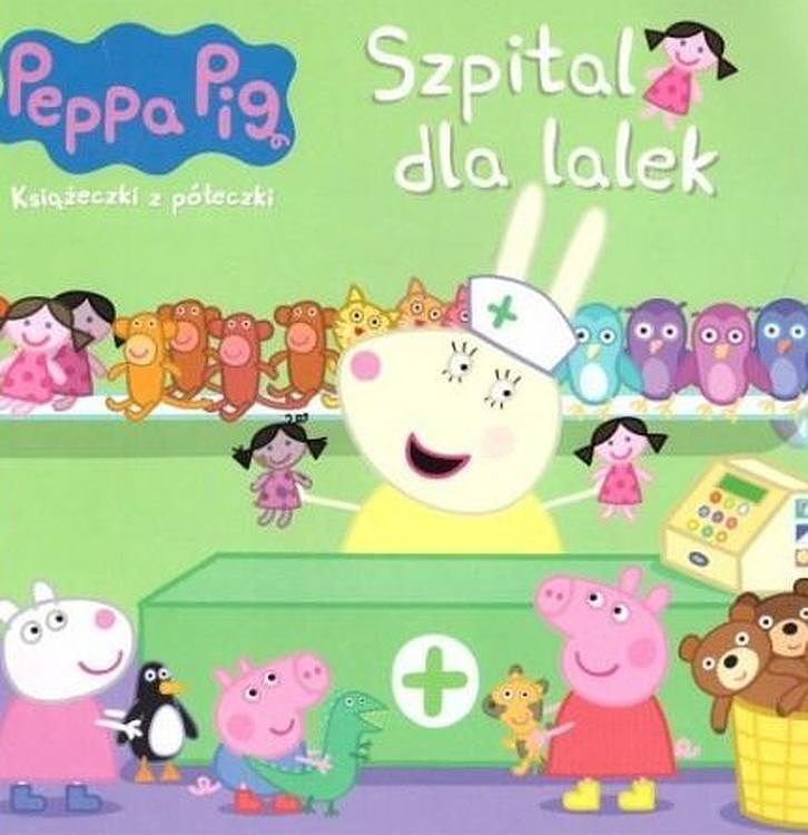 Peppa pig Książeczki z półeczki cz. 79 Szpital dla lalek