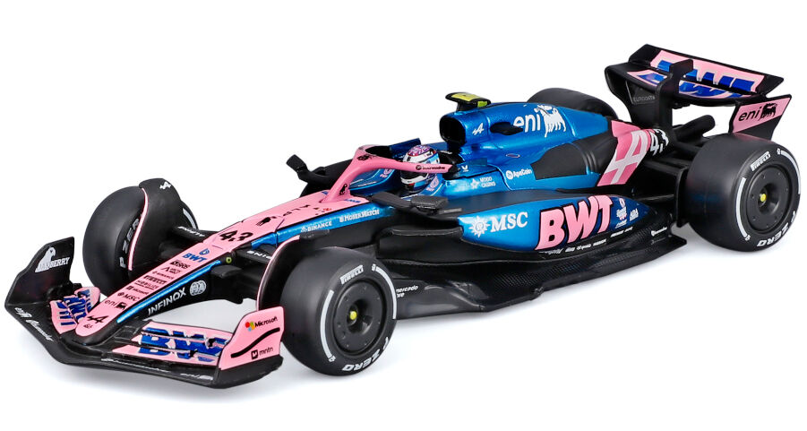 Bburago Model 1:43 BOLID F1 BWT Alpine Team A525 2025 Colapinto 18-38258