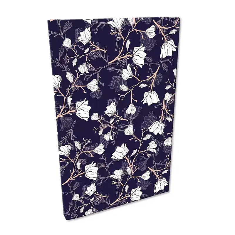 Notes a5 kratka soft touch magnolie dark blue