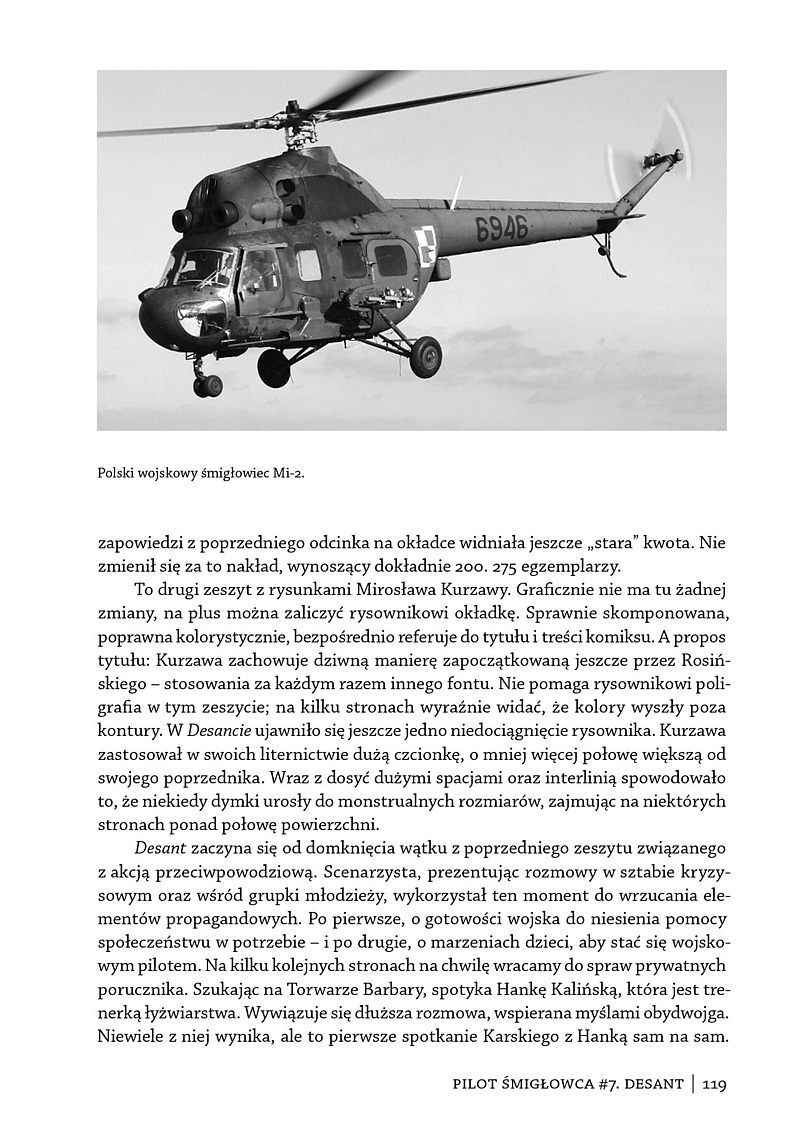 Kolorowe zeszyty. Podziemny front, Pilot śmigłowca i inne serie komiksowe PRL