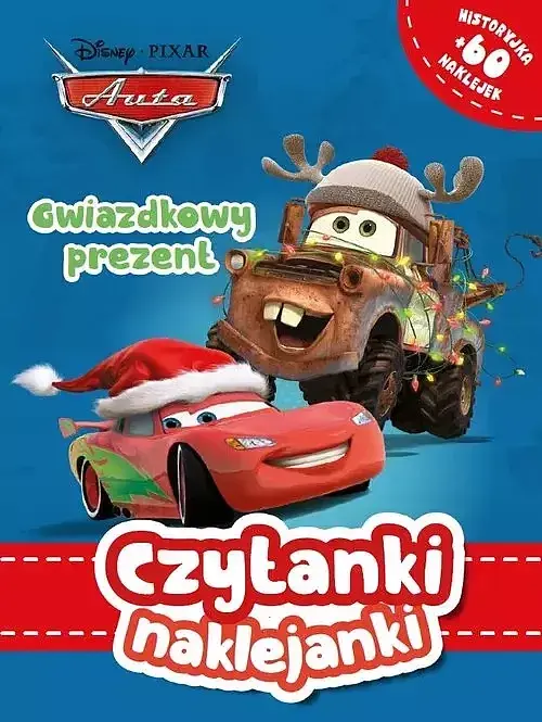 Czytanki naklejanki Gwiazdkowy prezent Disney Auta