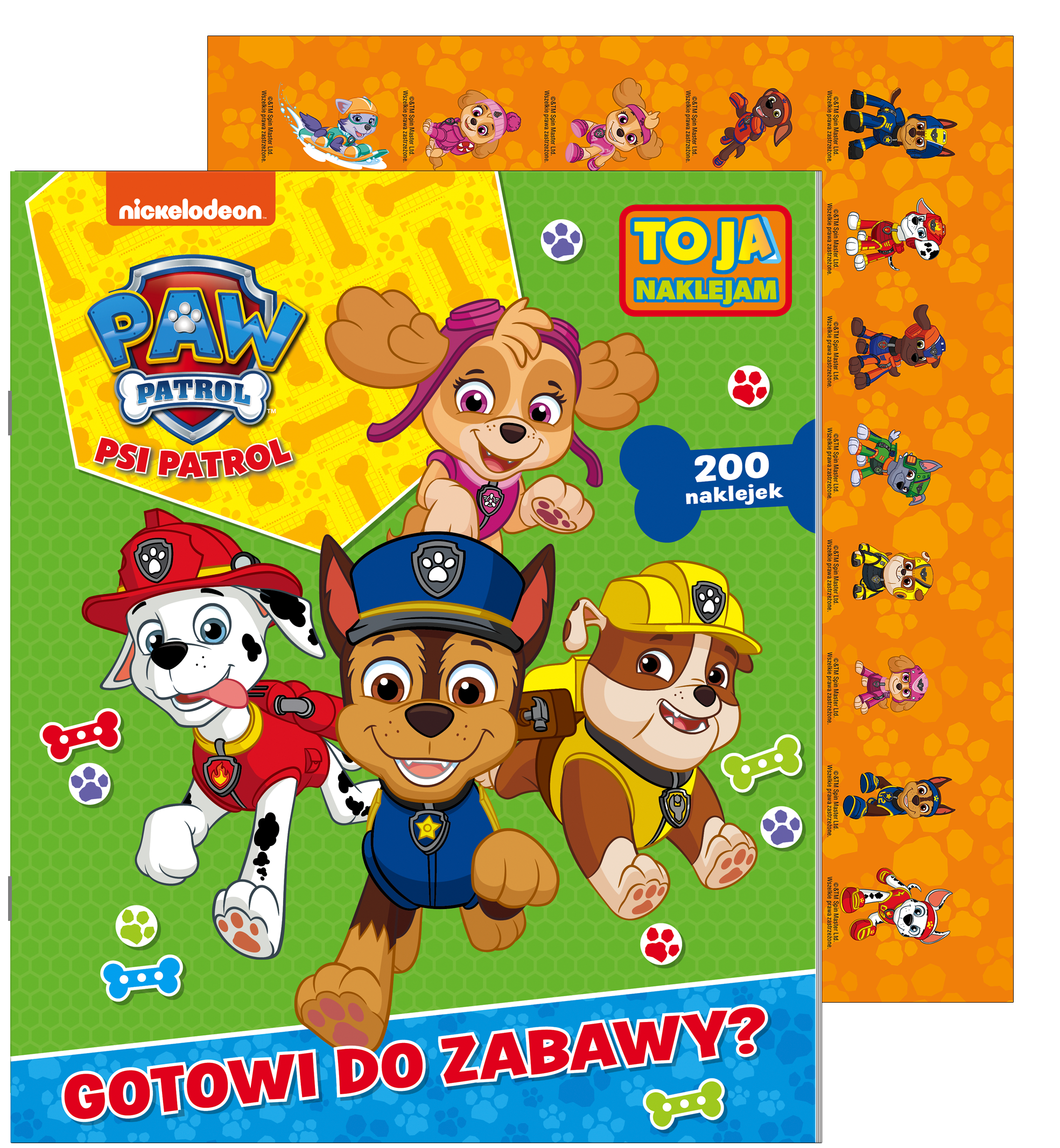Psi Patrol. To Ja Naklejam. Gotowi do zabawy?