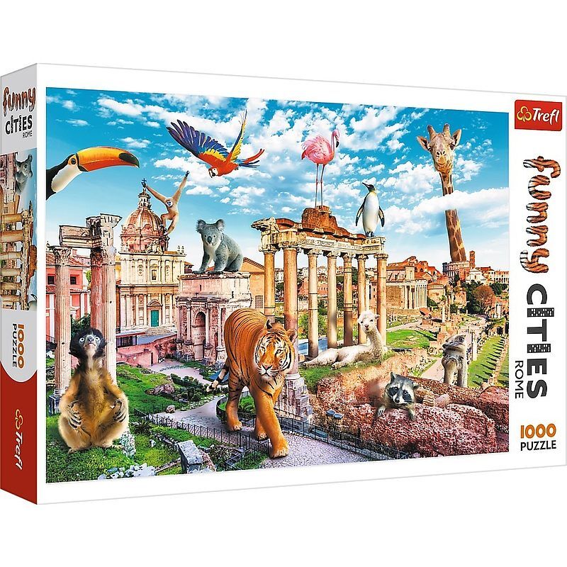Puzzle 1000 dziki rzym 10600