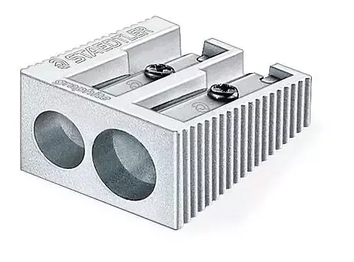 Temperówka podwójna metalowa staedtler display 20 szt