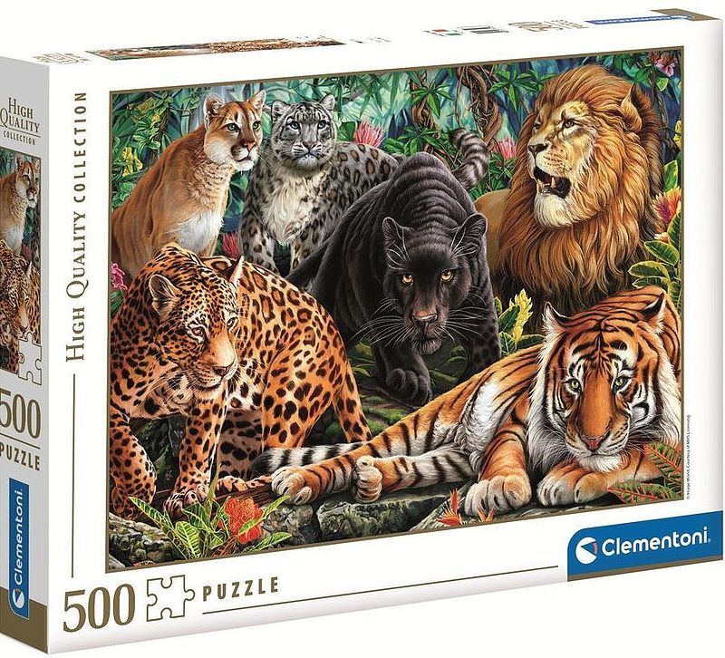 Puzzle 500 hq wild cats 35126