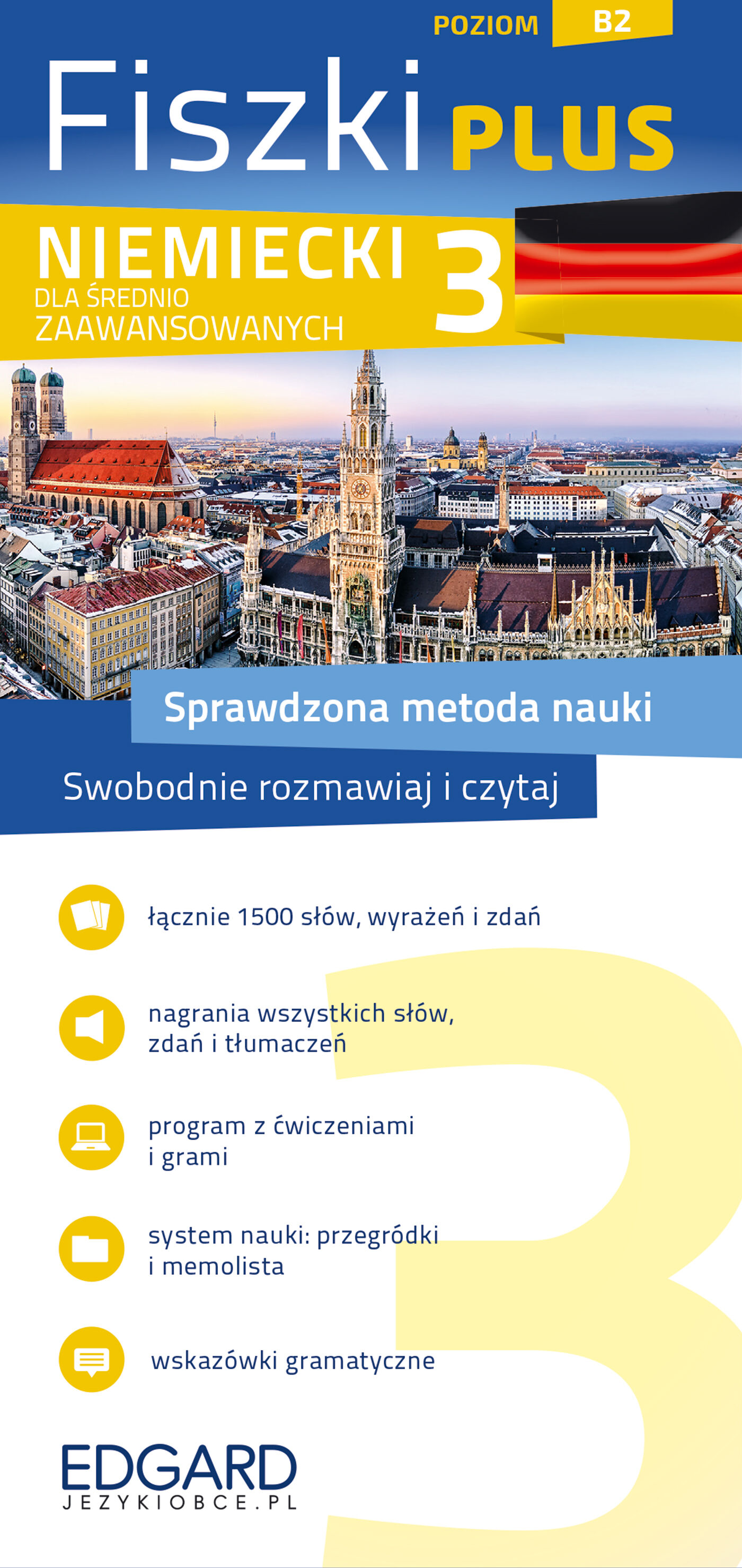Niemiecki. Fiszki PLUS dla średnio zaawansowanych 3