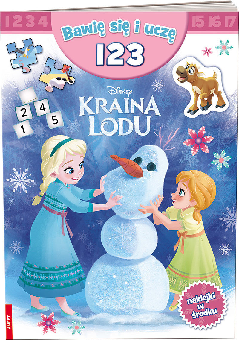 Kraina lodu bawię się i uczę 123 fun-9102