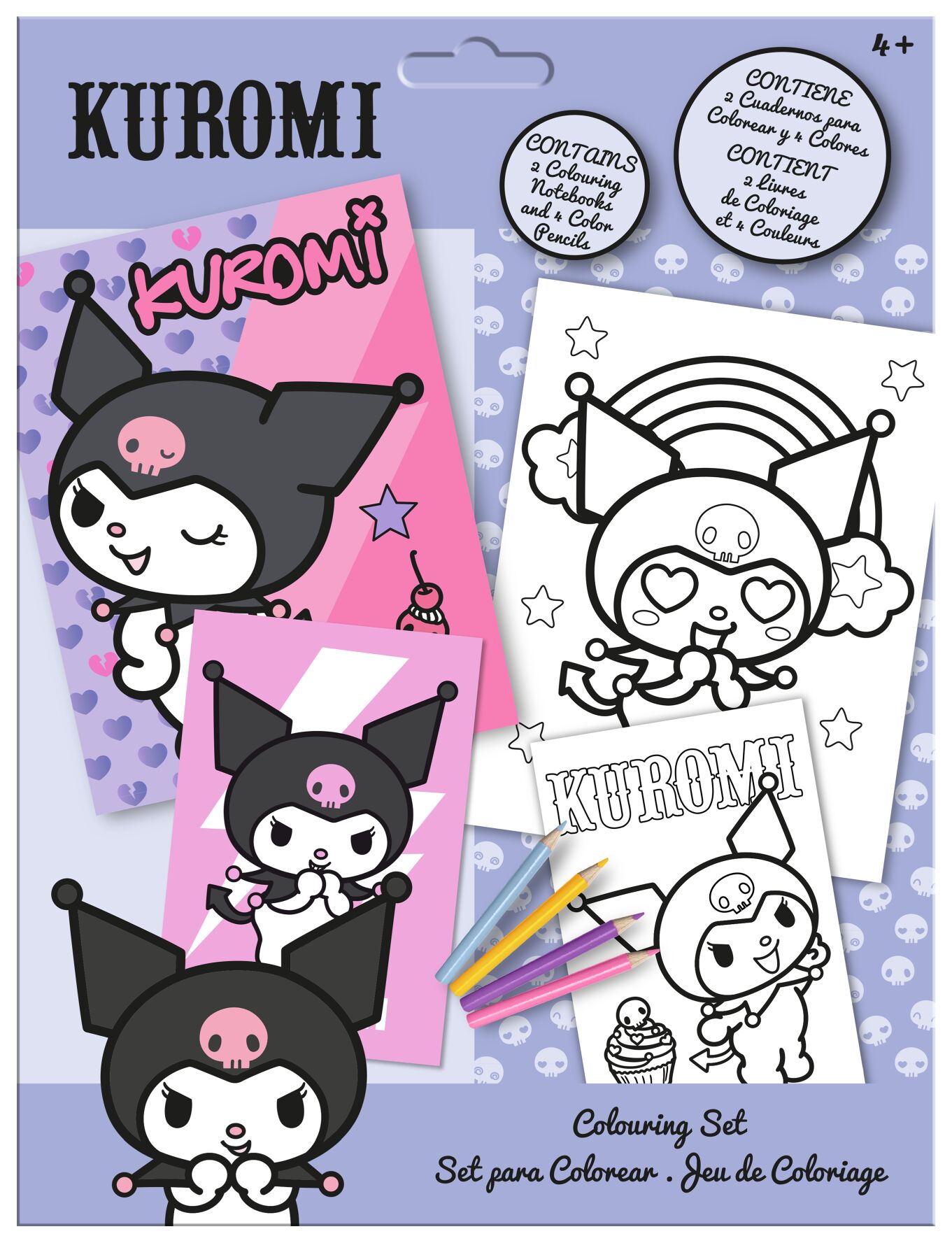 Kolorowanki z kredkami Kuromi KU00019