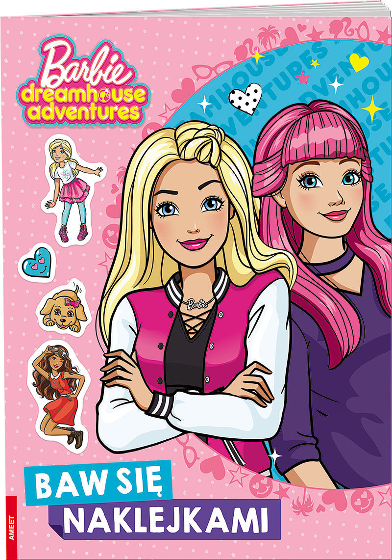 Barbie dreamhouse adventures baw się naklejkami stj-1201