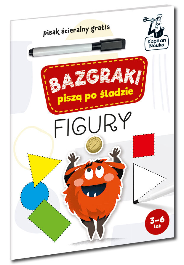 Bazgraki piszą po śladzie. Figury. Kapitan Nauka
