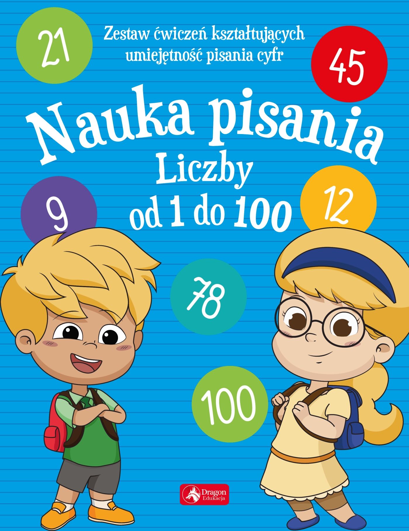 Nauka pisania. Liczby od 1 do 100