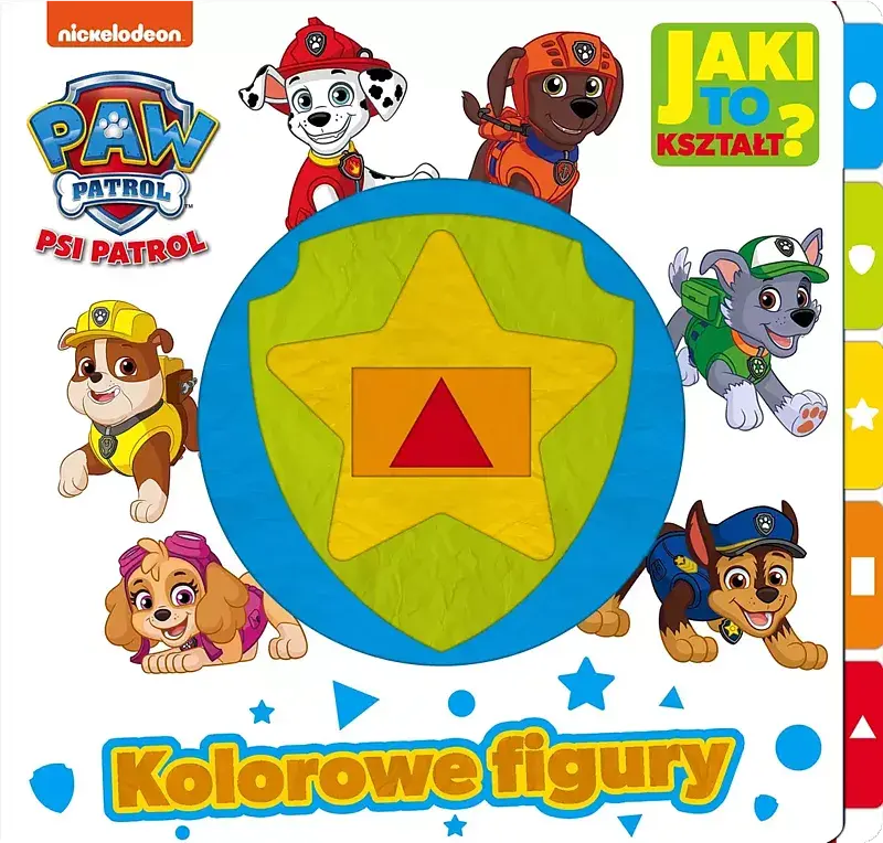 Psi Patrol. Jaki to kształt? Kolorowe figury