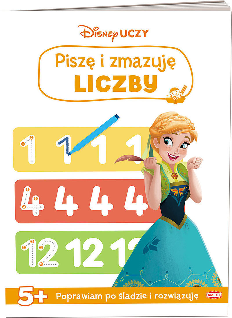 Disney uczy kraina lodu piszę i zmazuję liczby us-9301