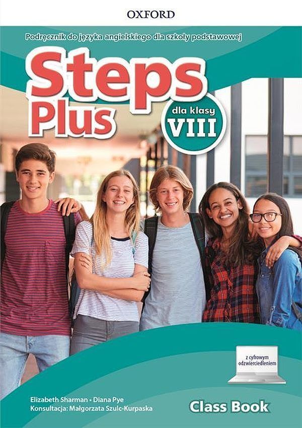 Steps plus szkoła podstawowa klasa 8 podręcznik + cyfrowe odzwierciedlenie + nagrania audio