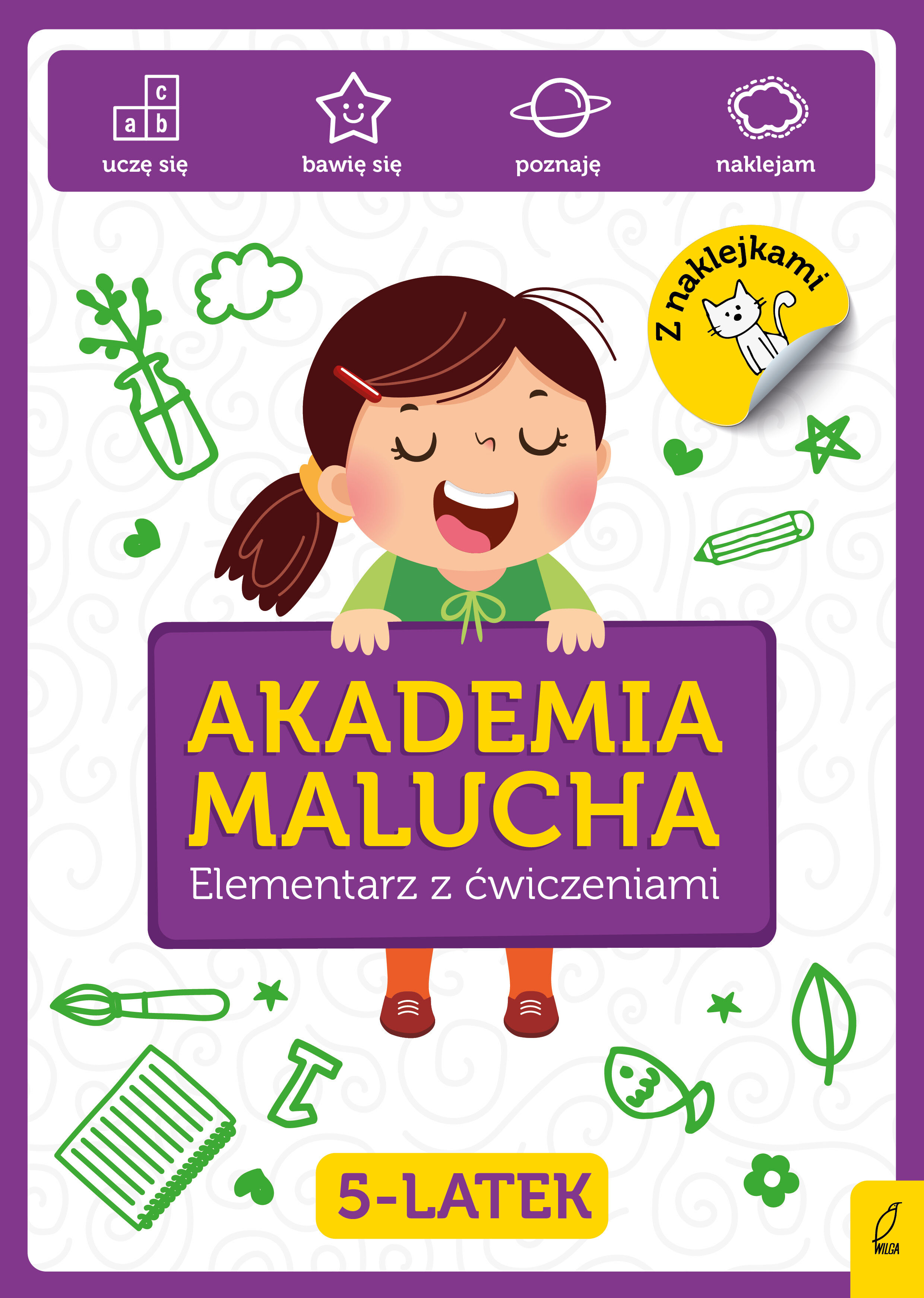 Akademia Malucha. Elementarz z ćwiczeniami 5-latek