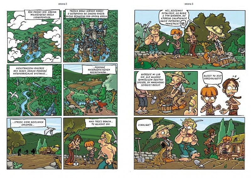 Komiksy paragrafowe - Rycerze #1: Dziennik bohatera