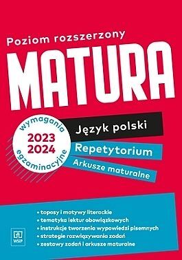 Nowe repetytorium 2023 język polski arkusze maturalne zakres rozszerzony