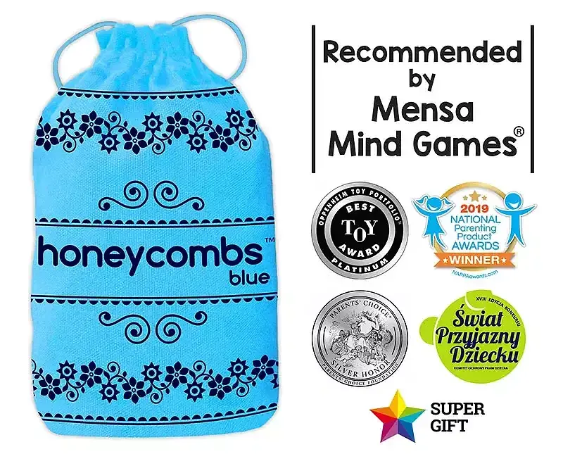 Honeycombs Blue - plastry miodu/7255