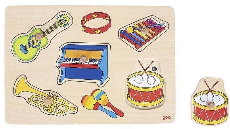 Dźwiękowa układanka instrumenty muzyczne goki
