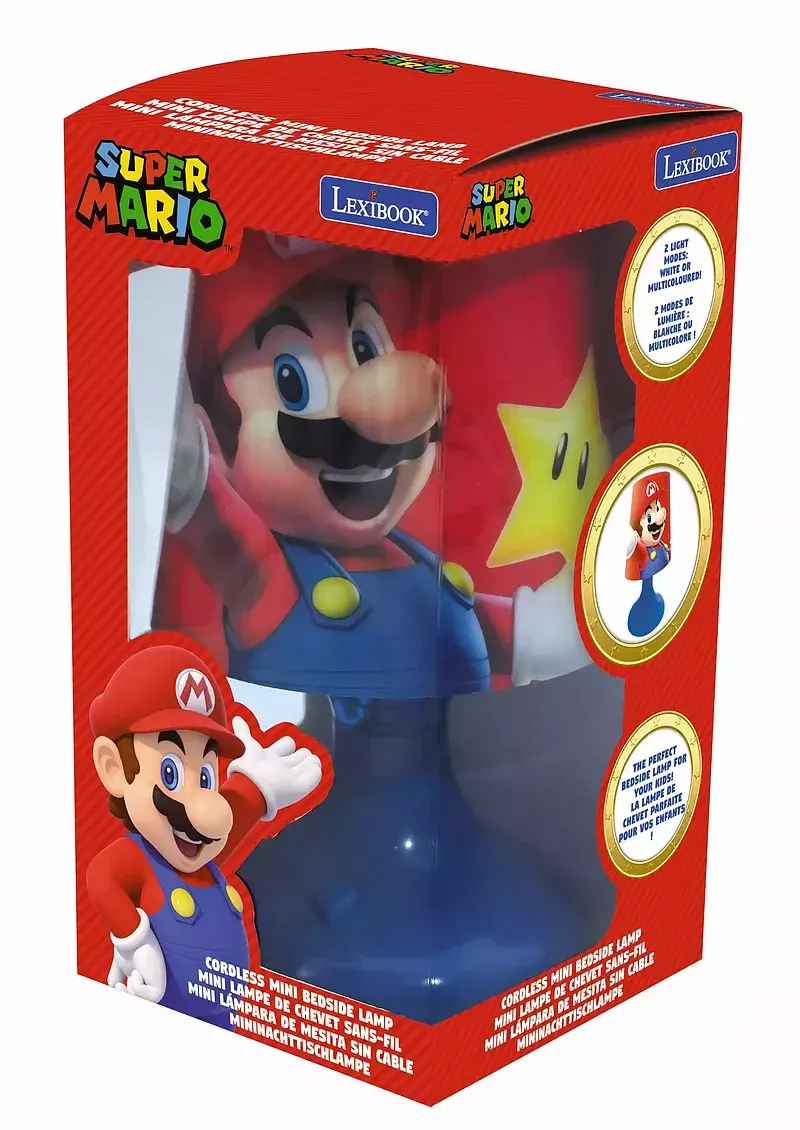 Bezprzewodowa lampka nocna super mario mlt10ni
