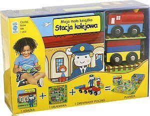 Zestaw aktywizujący Stacja kolejowa. Czytaj, baw się i ucz