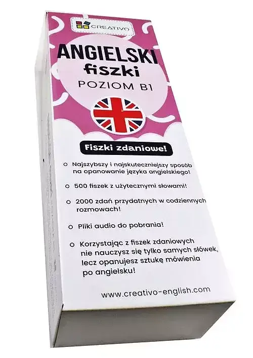 Angielski fiszki zdaniowe Poziom B1