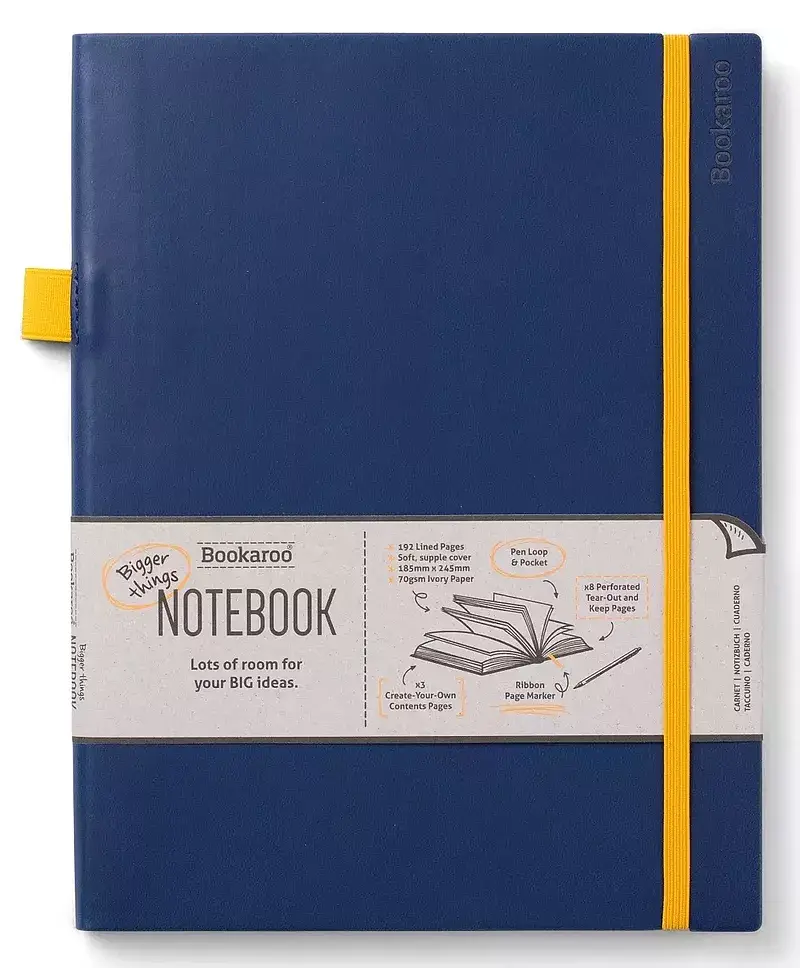 Notatnik bookaroo journal duży granatowy