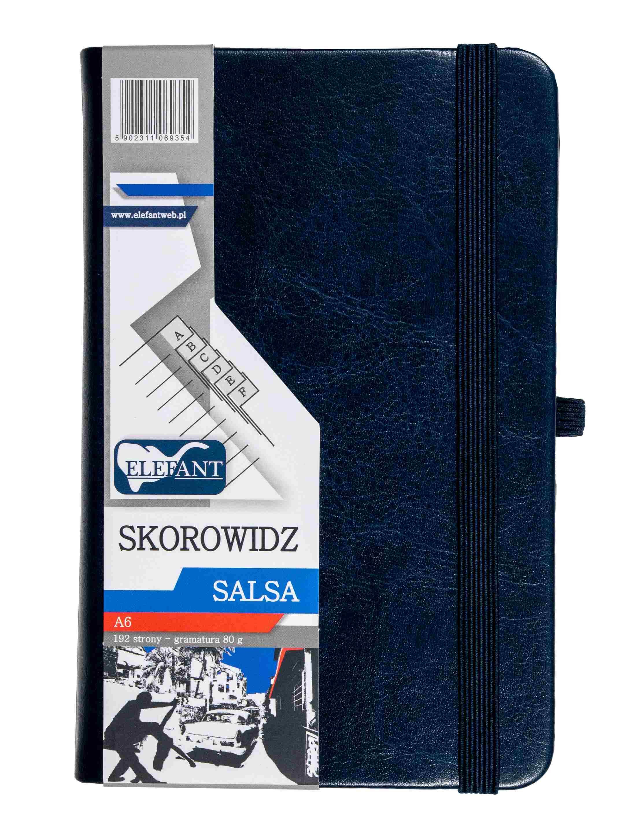 Skorowidz A6 Salsa granatowy
