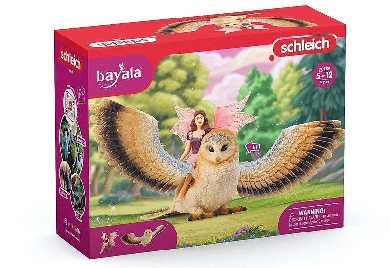 Wróżka lecąca na sowie slh70789