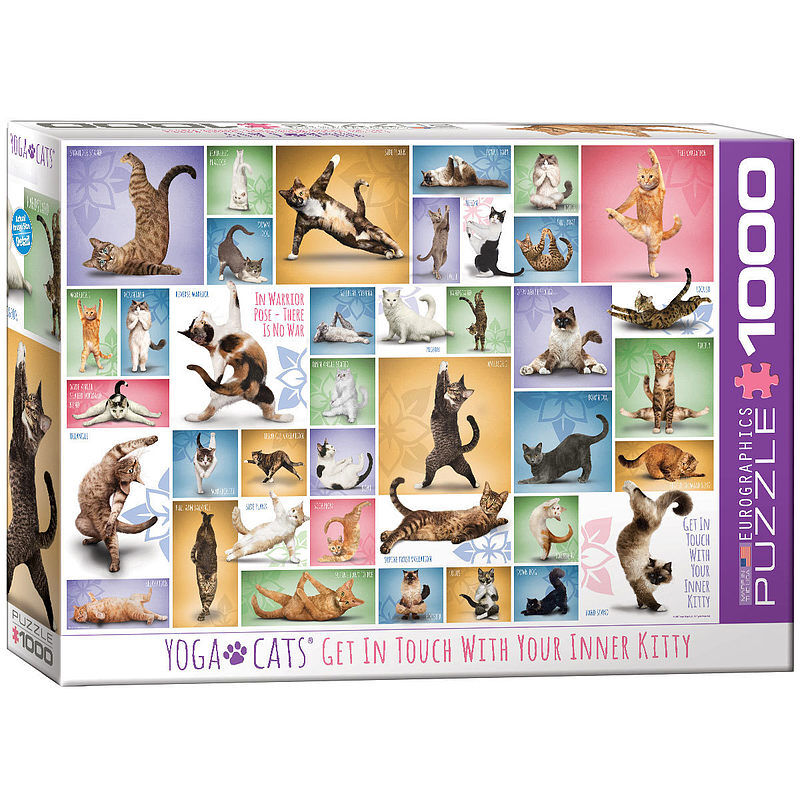 Puzzle 1000 joga koty 6000-0953