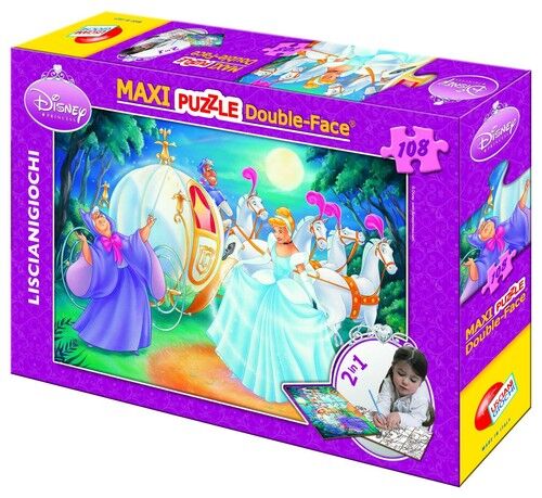 Puzzle dwustronne Maxi 108 Kopciuszek