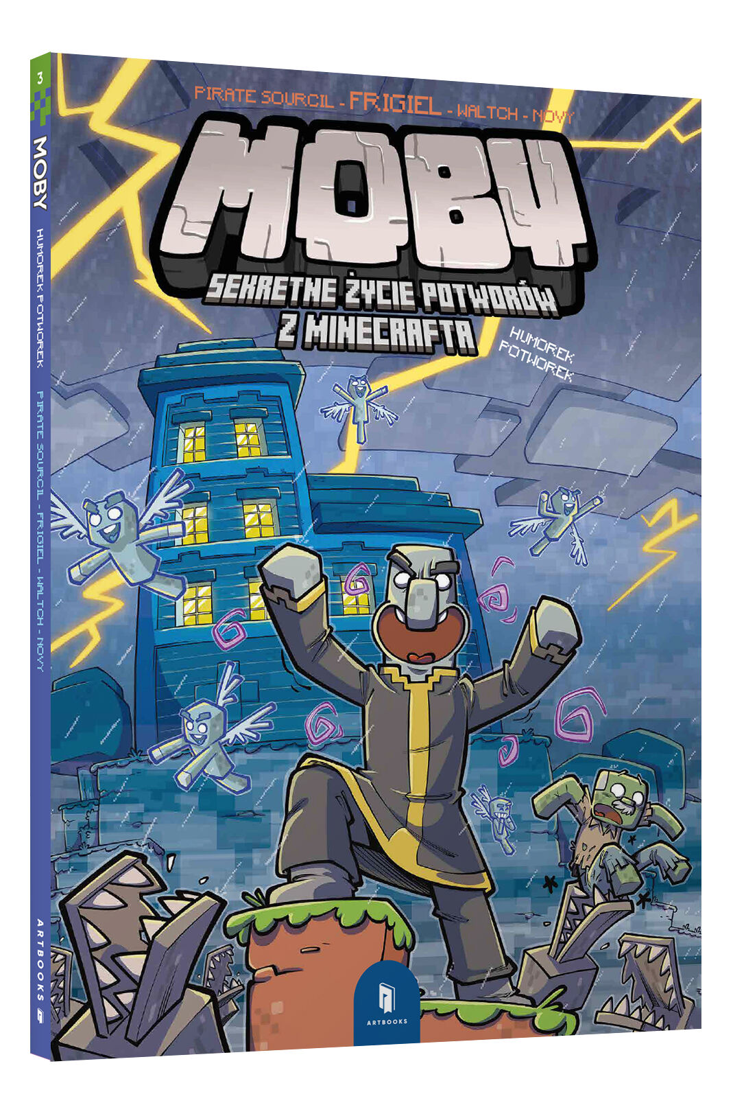 MOBY. Sekretne życie potworów z Minecrafta, Tom III. Humorek potworek