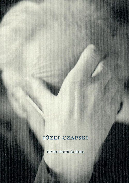 Józef Czapski Livre pour écrire