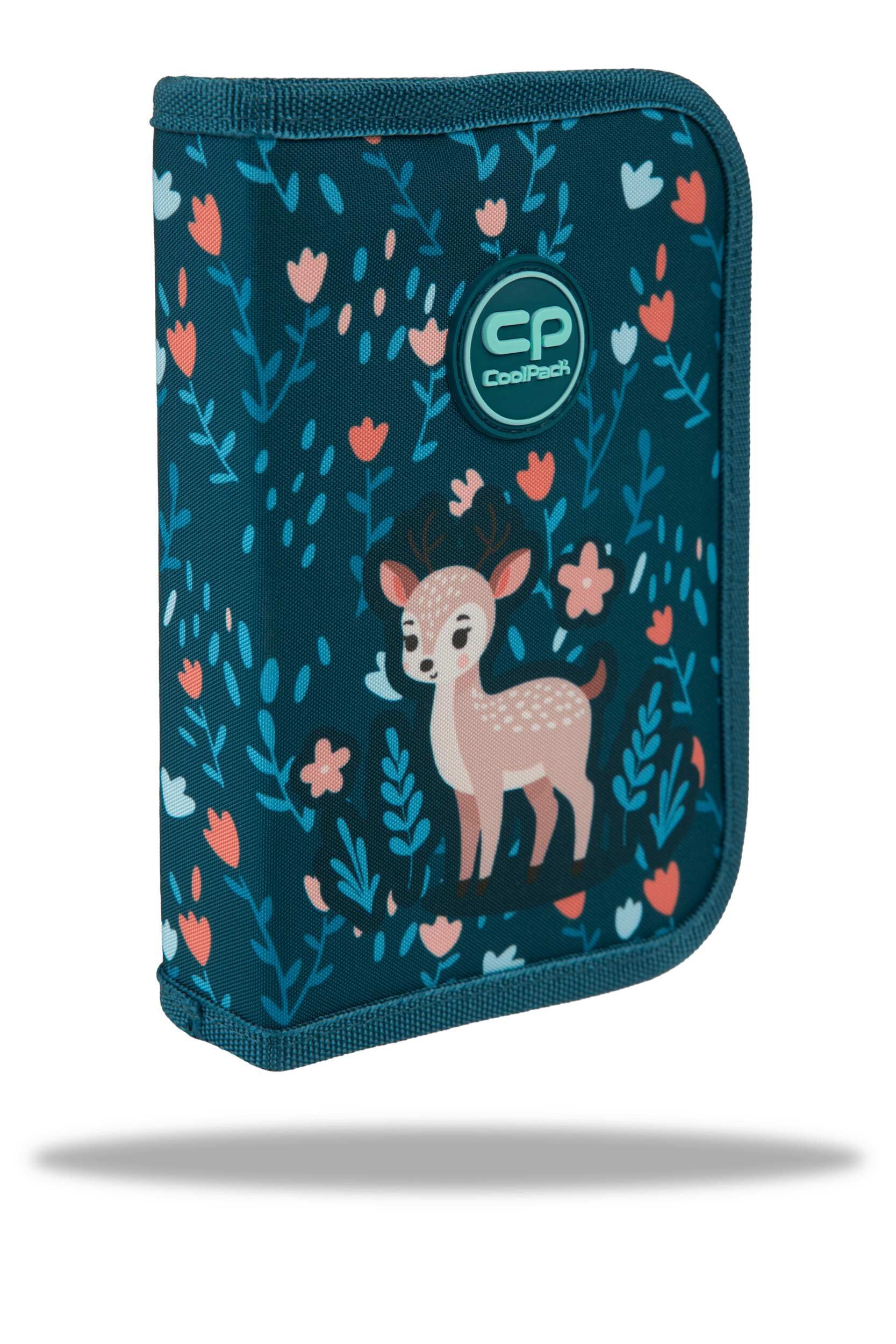 Piórnik jednoklapkowy bez wyposażenia Coolpack Clipper Deer