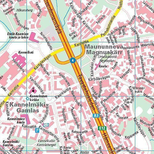 Helsinki mapa 1:15 000
