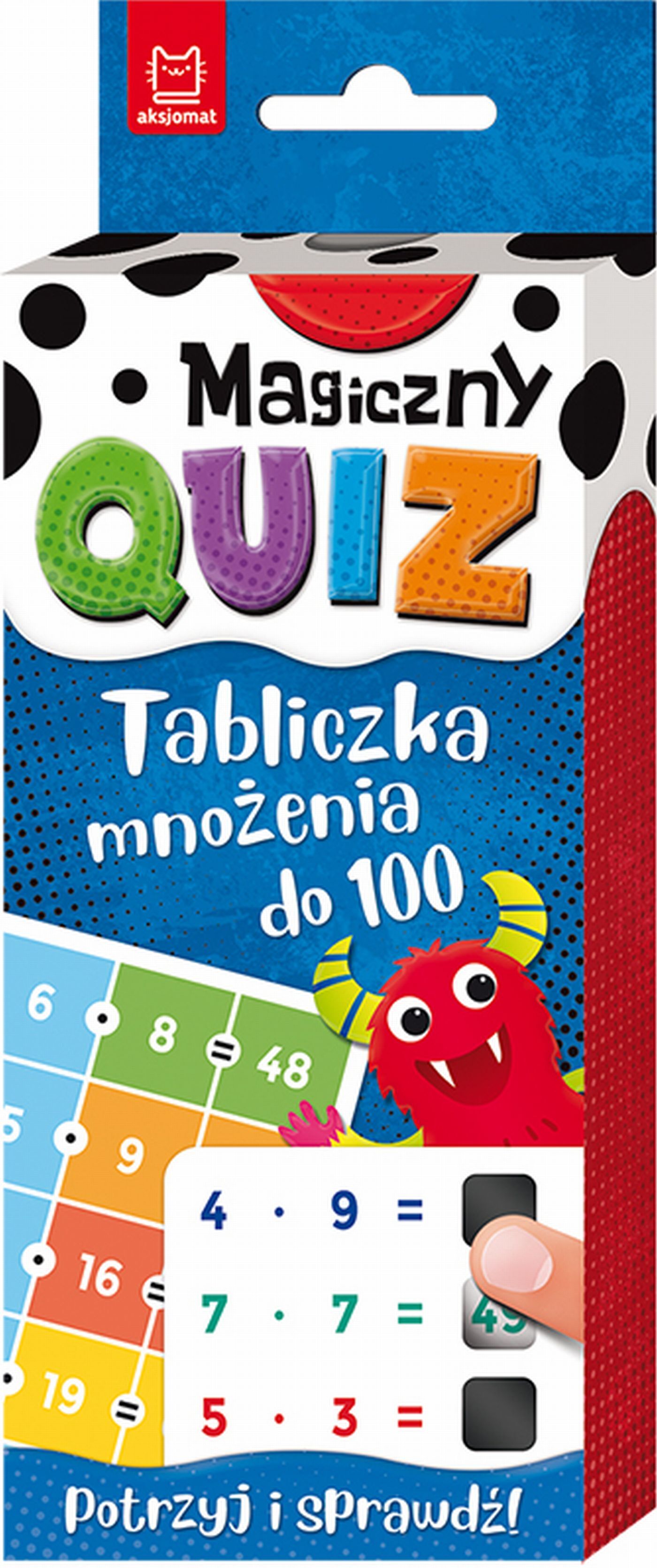 Magiczny quiz. Tabliczka mnożenia do 100