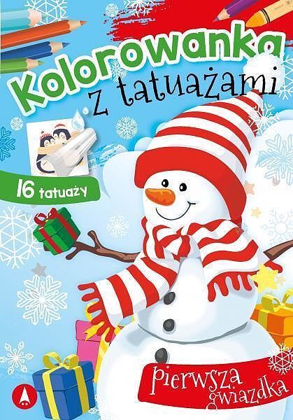 Pierwsza gwiazdka. Kolorowanka z tatuażami
