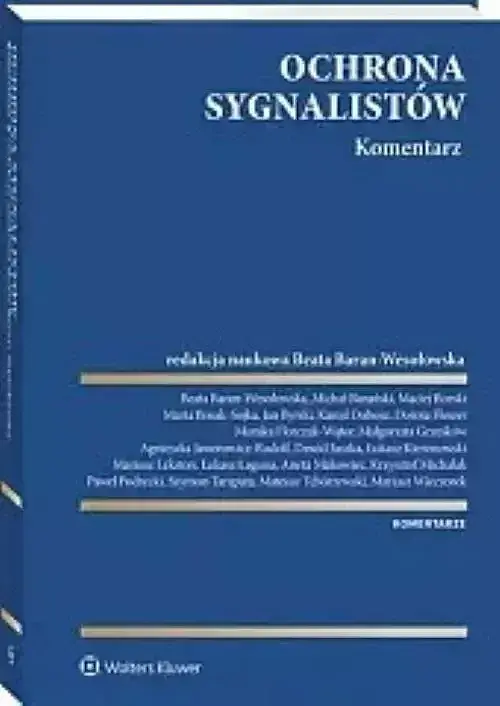 Ochrona sygnalistów Komentarz
