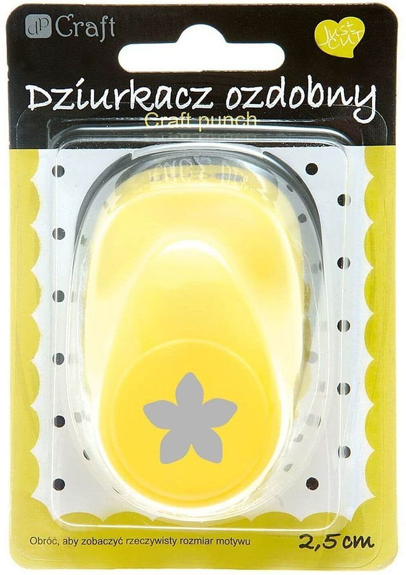 Dziurkacz ozdobny płatek 2,5cm mix