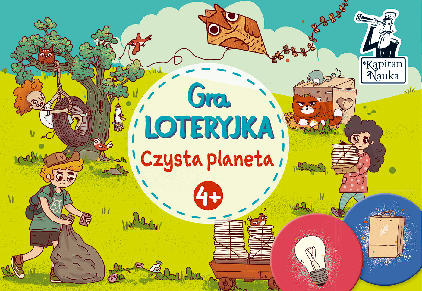 Czysta planeta. Gra loteryjka. Kapitan Nauka