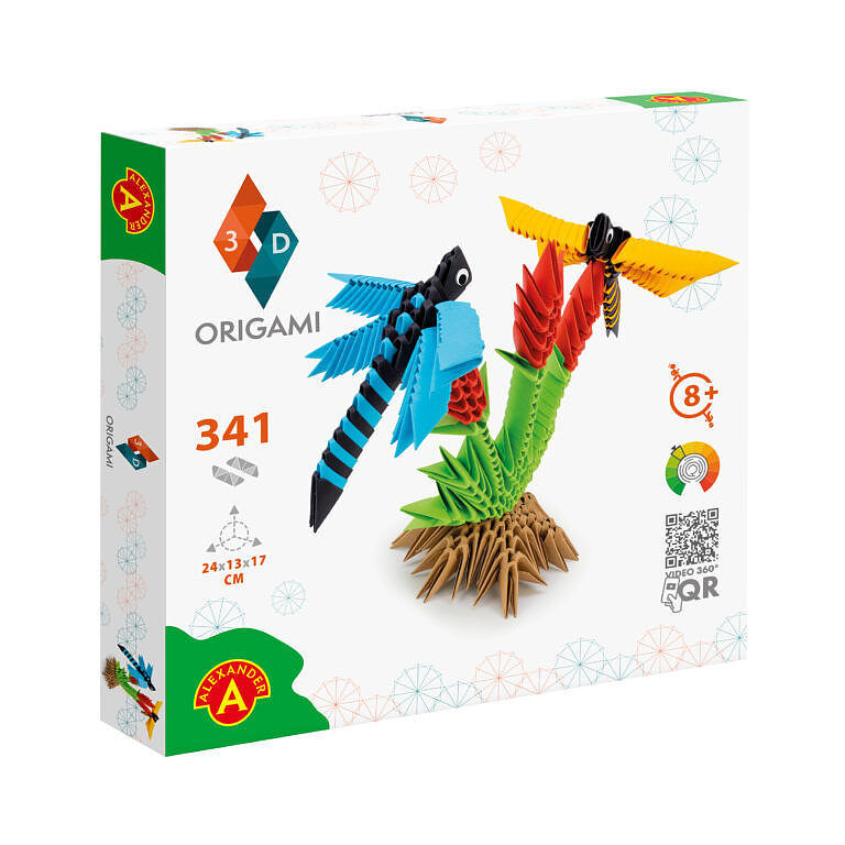 Origami 3D Ważki