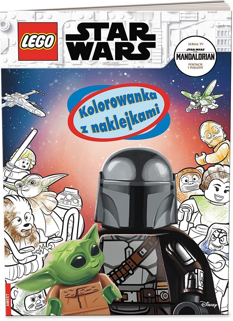 Lego star wars kolorowanka z naklejkami na-6302
